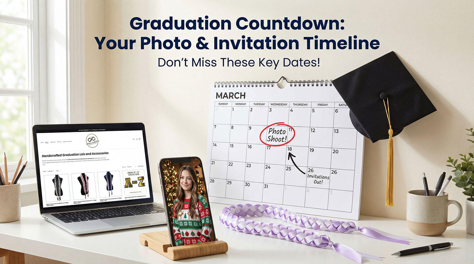 Graduation Countdown: Your Photo & Invitation Timeline – Mums and Garters