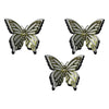 Black & Gold 3D Monarch Butterfly Cutout - Set of 3